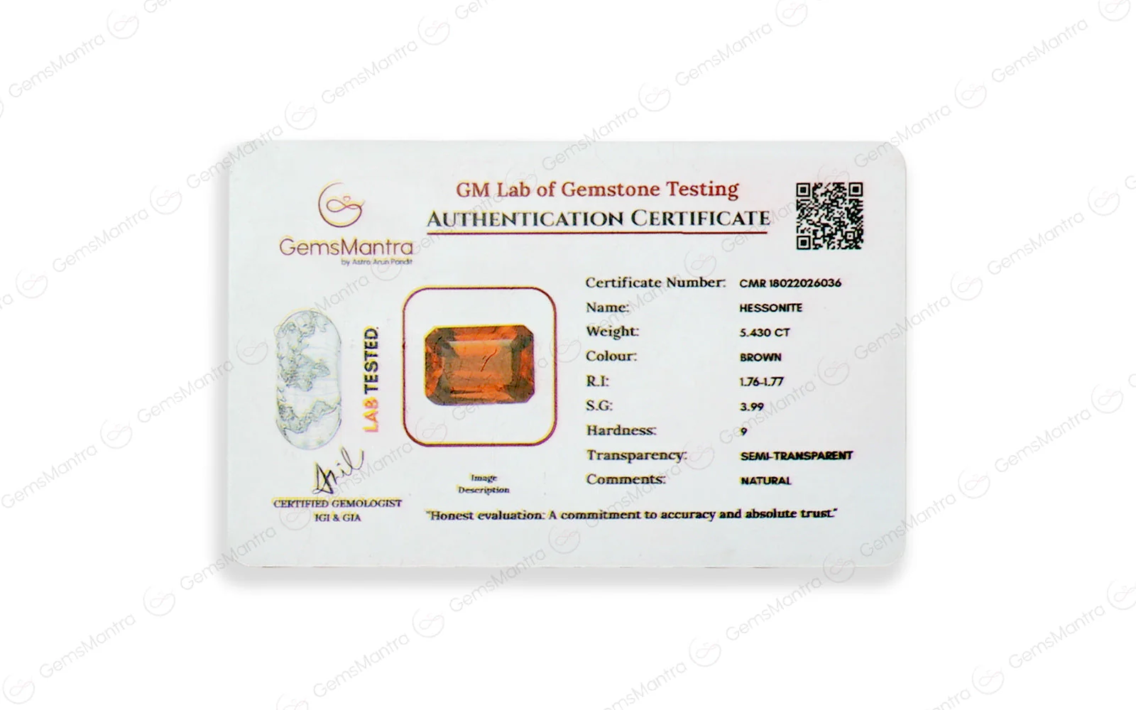 Gomed - 5.43 Carats - Image 4