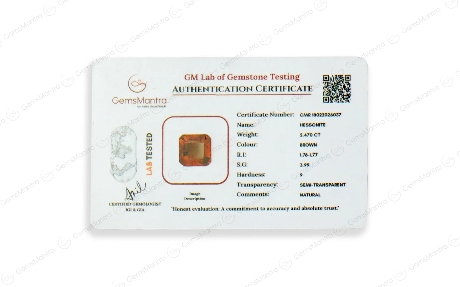 Gomed - 5.47 Carats - Image 4