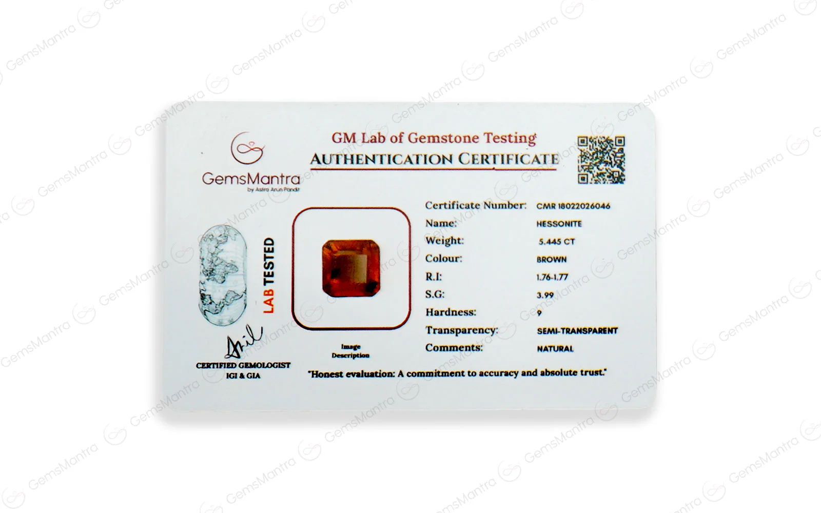 Gomed - 5.445 Carats - Image 4