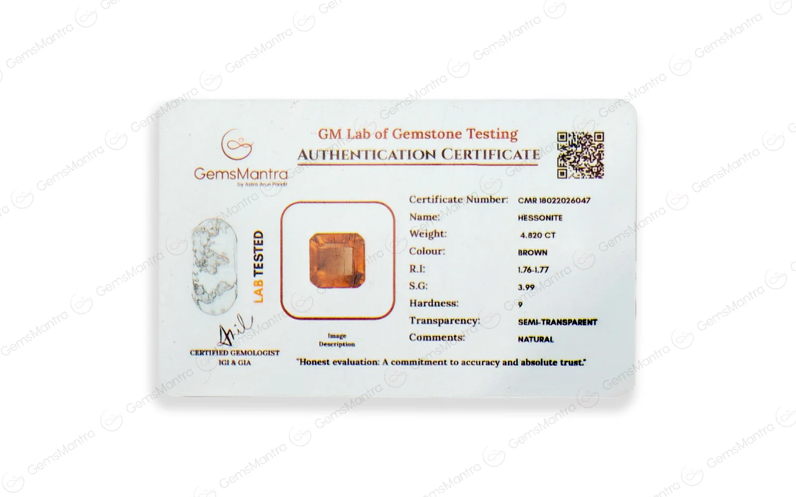 Gomed - 4.82 Carats - Image 4