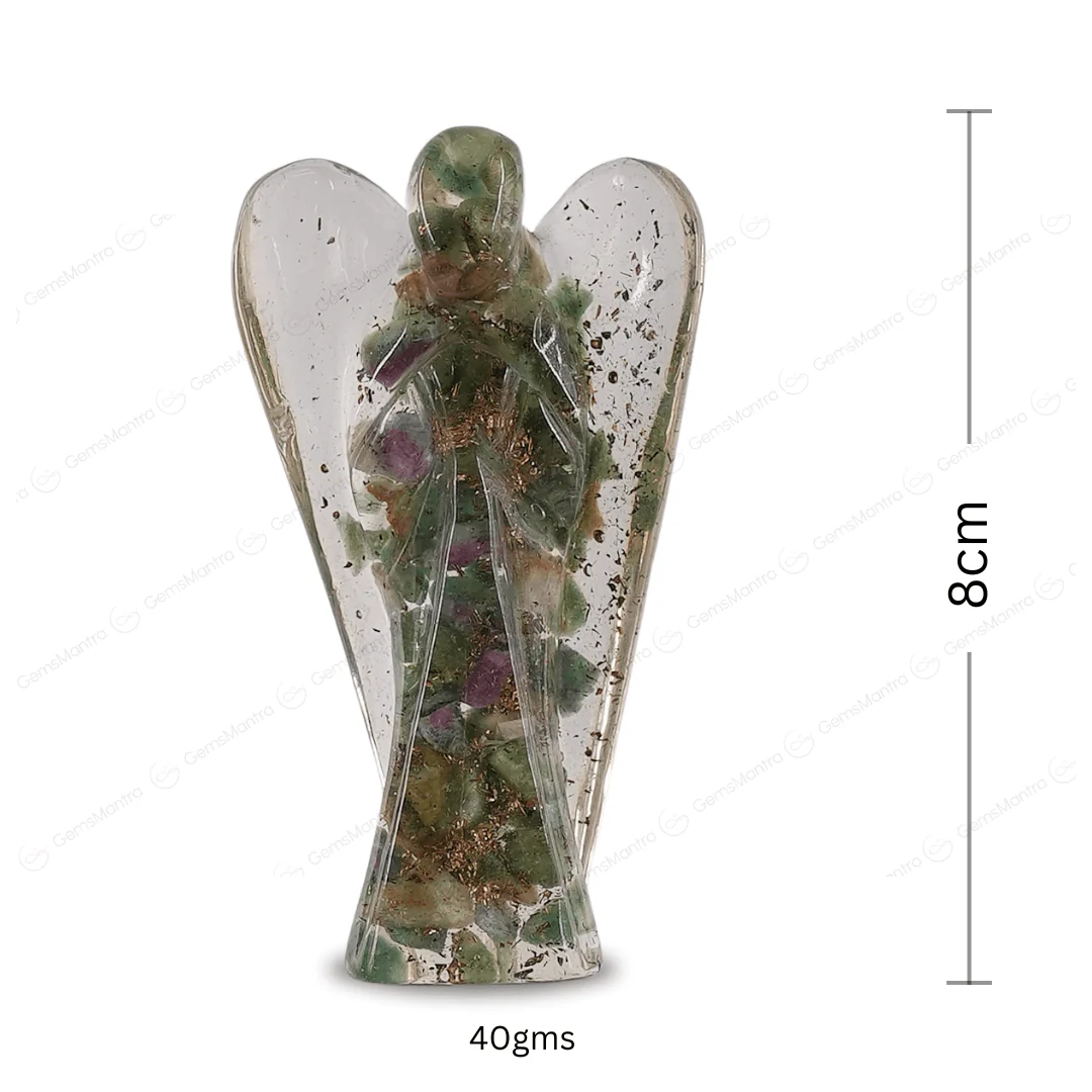 Green Aventurine Orgonite Angel/Orgone Angel - Image 3