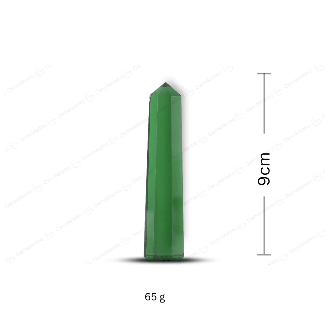 Green Obsidian Jembo Tower/Pencil Point - Image 4