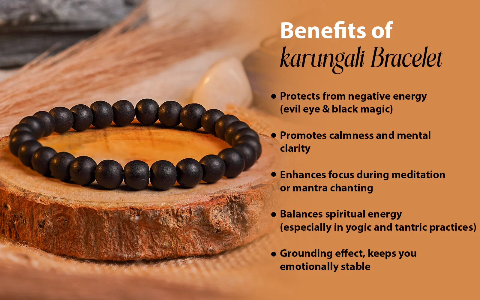 Karungali Mala + Karungali Bracelet Combo - Image 3