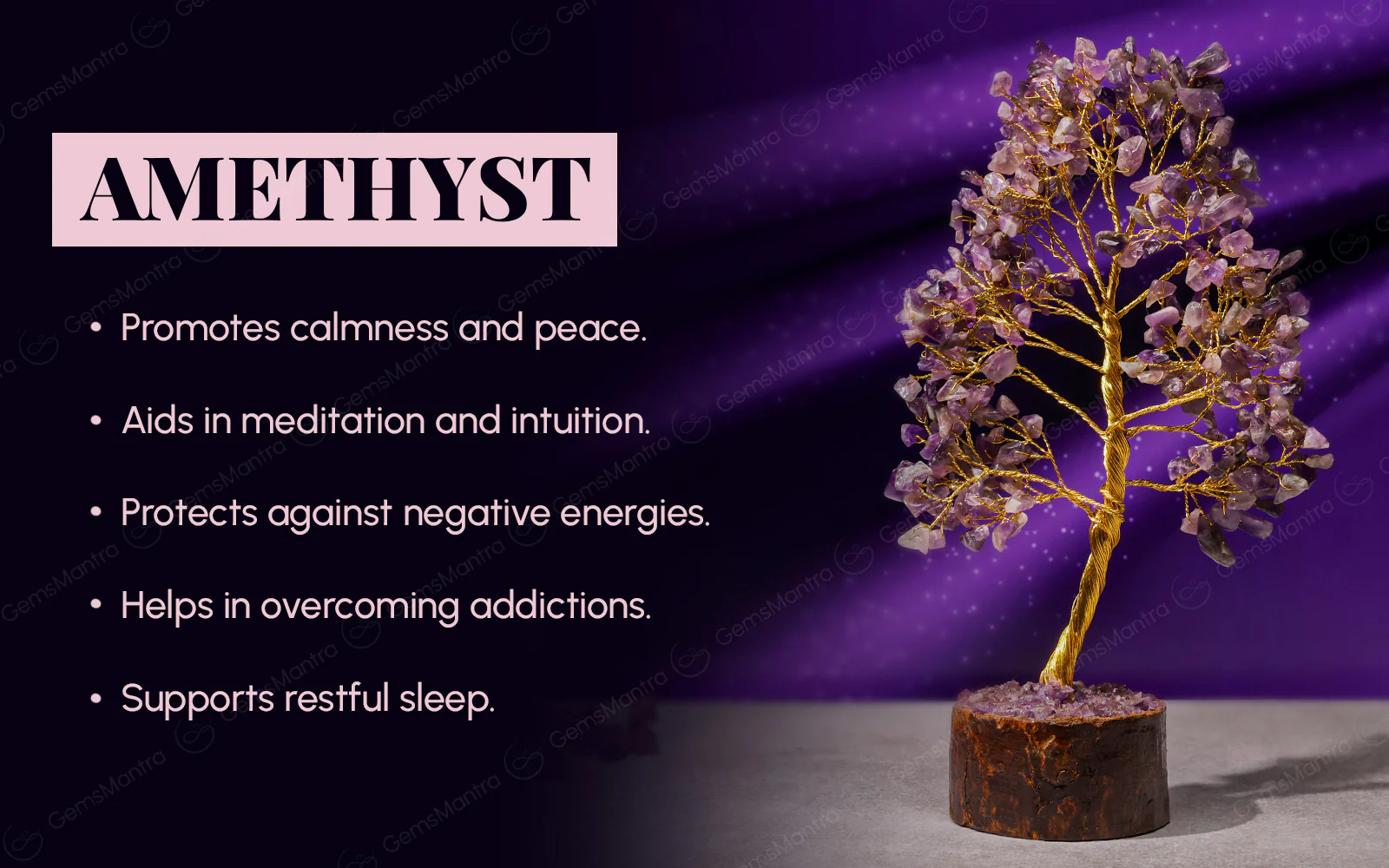 Large Amethyst Crystal Tree - Image 3