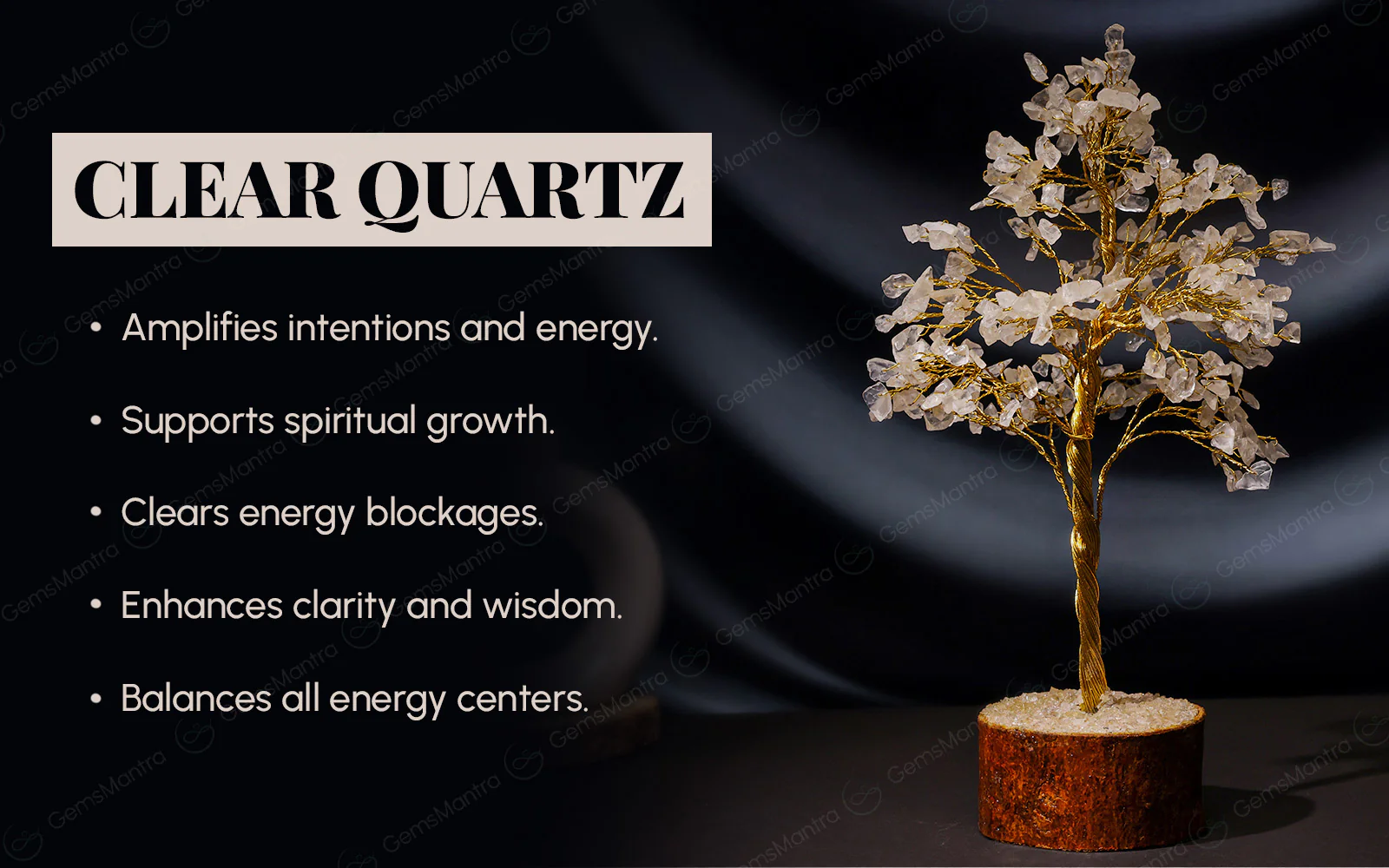 Large Crystal Quartz Tree - Image 3