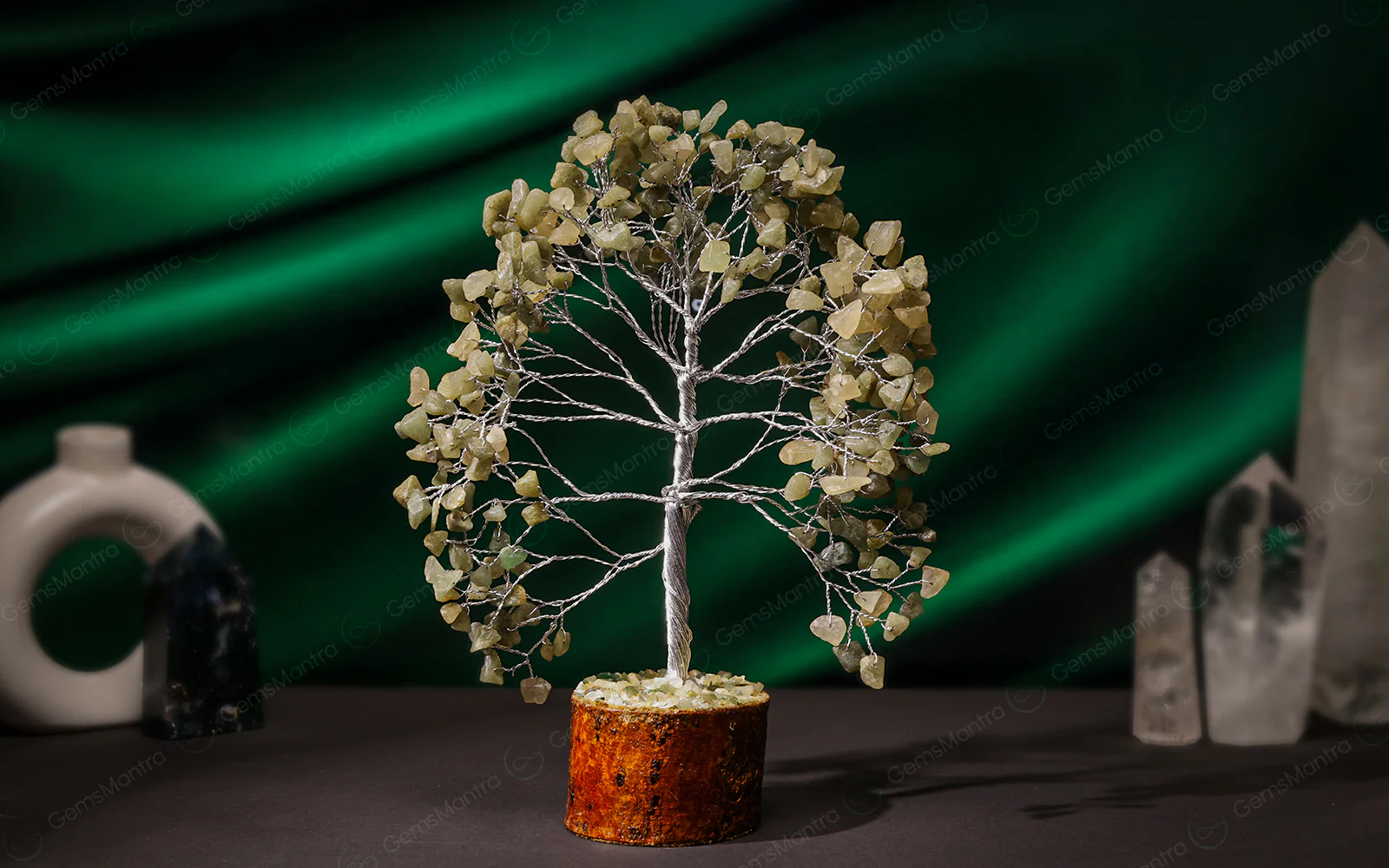 Large Green aventurine Crystal Tree - Image 4