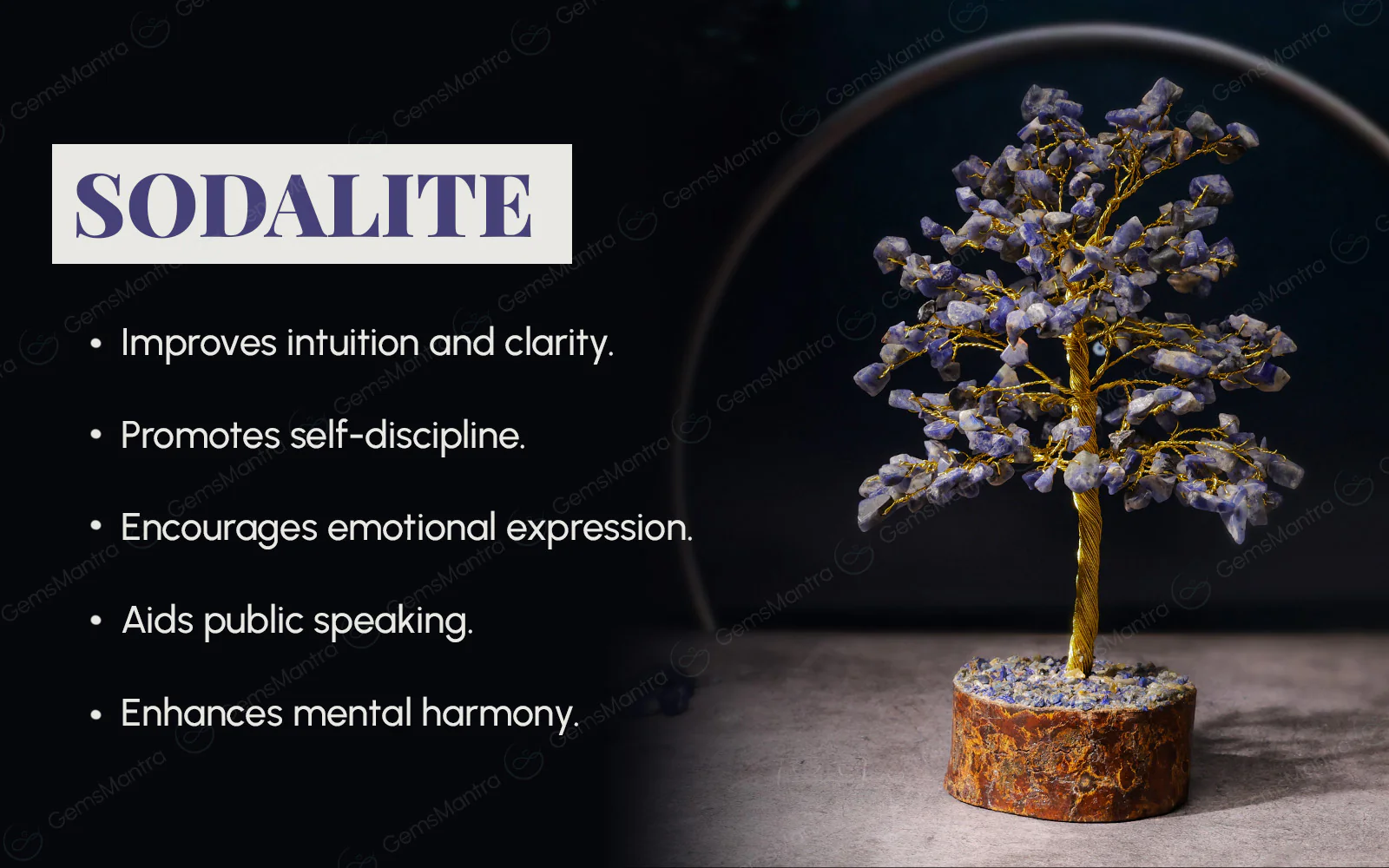 Large Sodalite Crystal Tree - Image 3