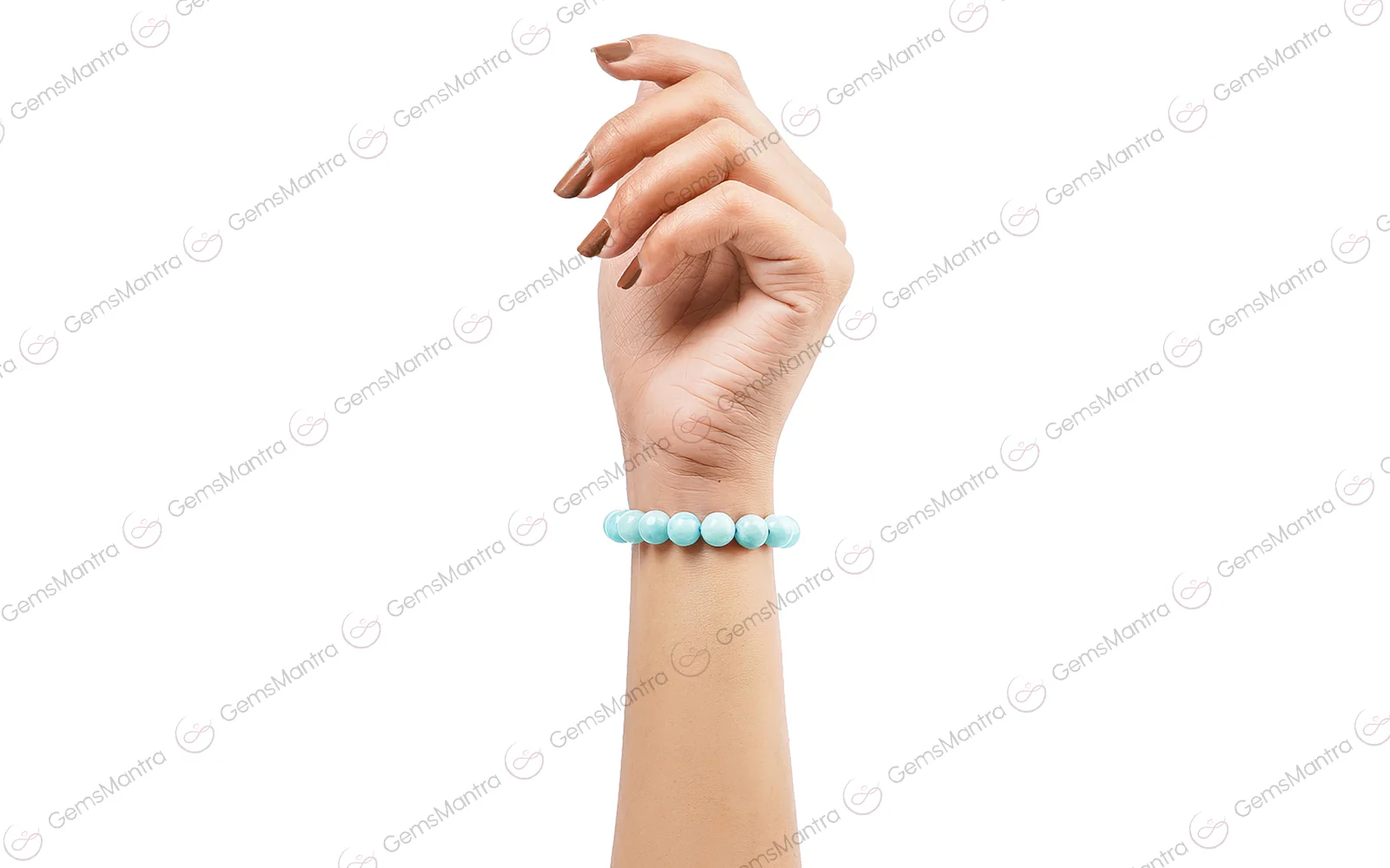Original Pectolite (Larimar) Bracelet with Certificate - Image 3