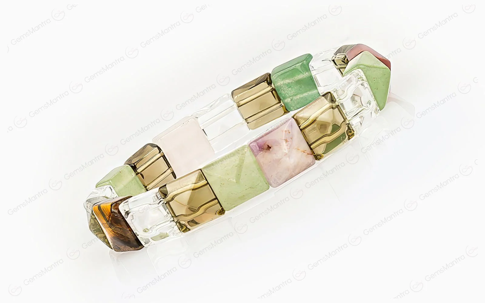 Multi Stone Pyramid Bracelet - Image 2