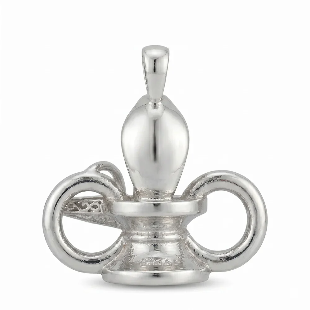 Divine Shivling Blue Stone Pendant (925 Silver) - Image 5