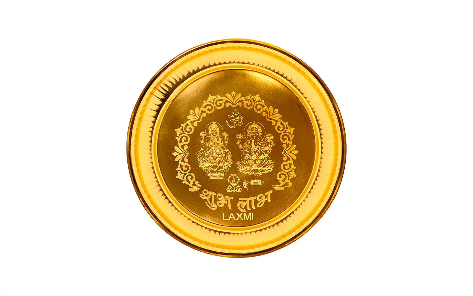 Premium Pooja Thali Set with Royal Red Velvet Box - Image 3