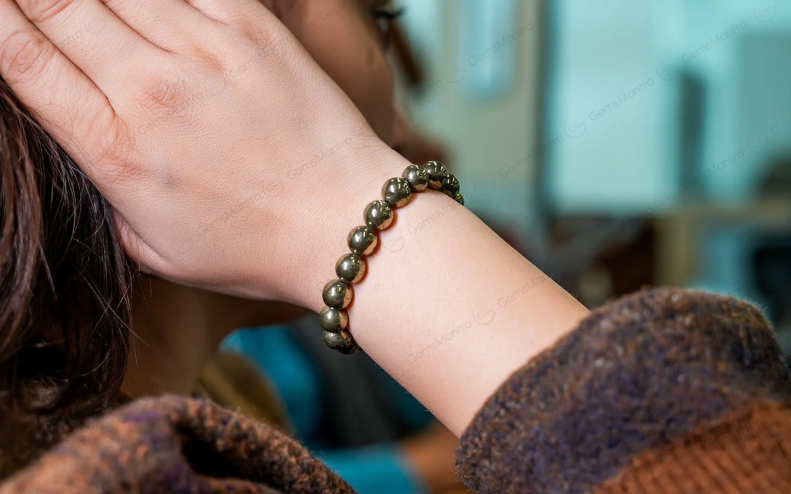 Pyrite Bracelet - Attract Wealth, Prosperity and Success - Image 3
