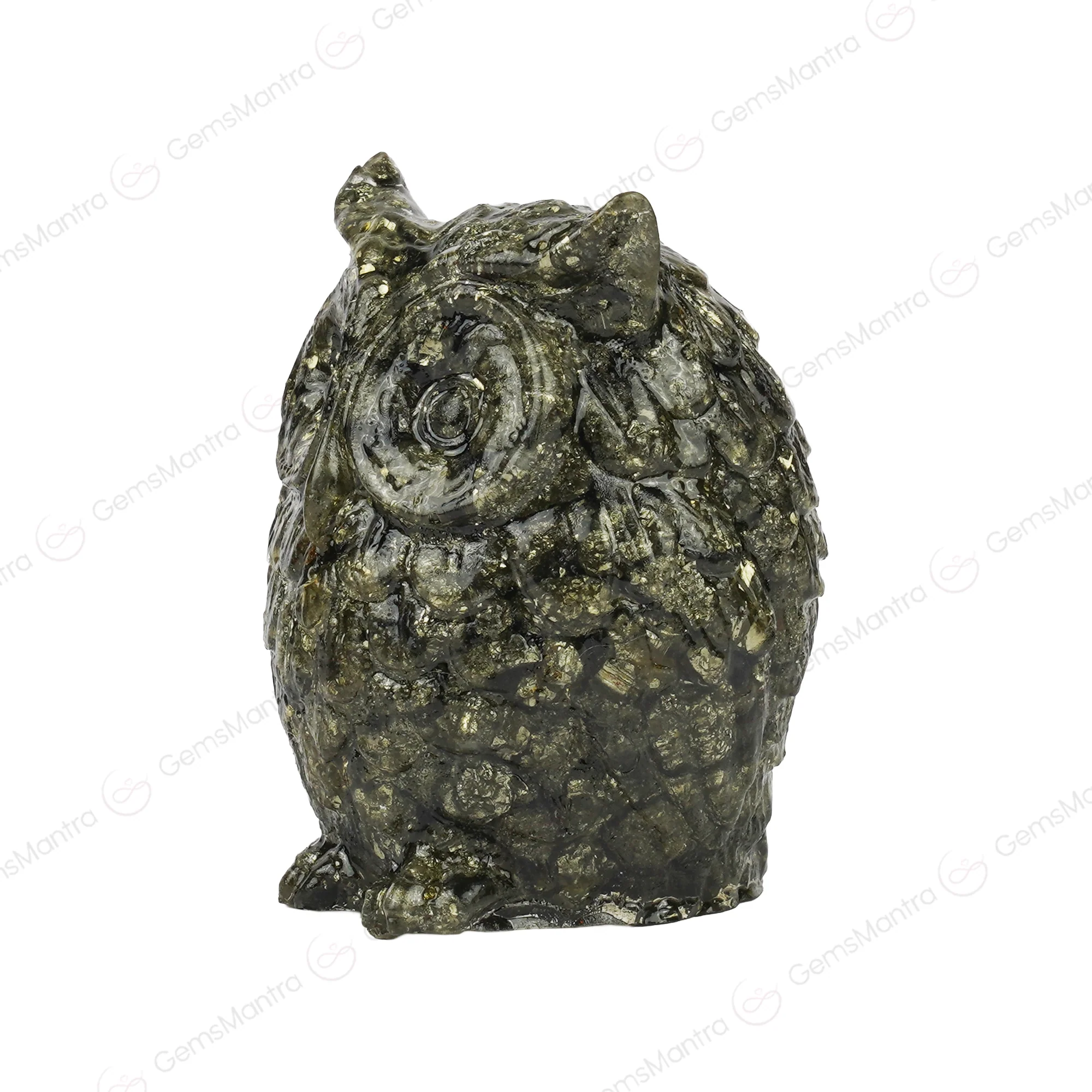 Pyrite Owl For Wealth, Wisdom & Protection - Image 3