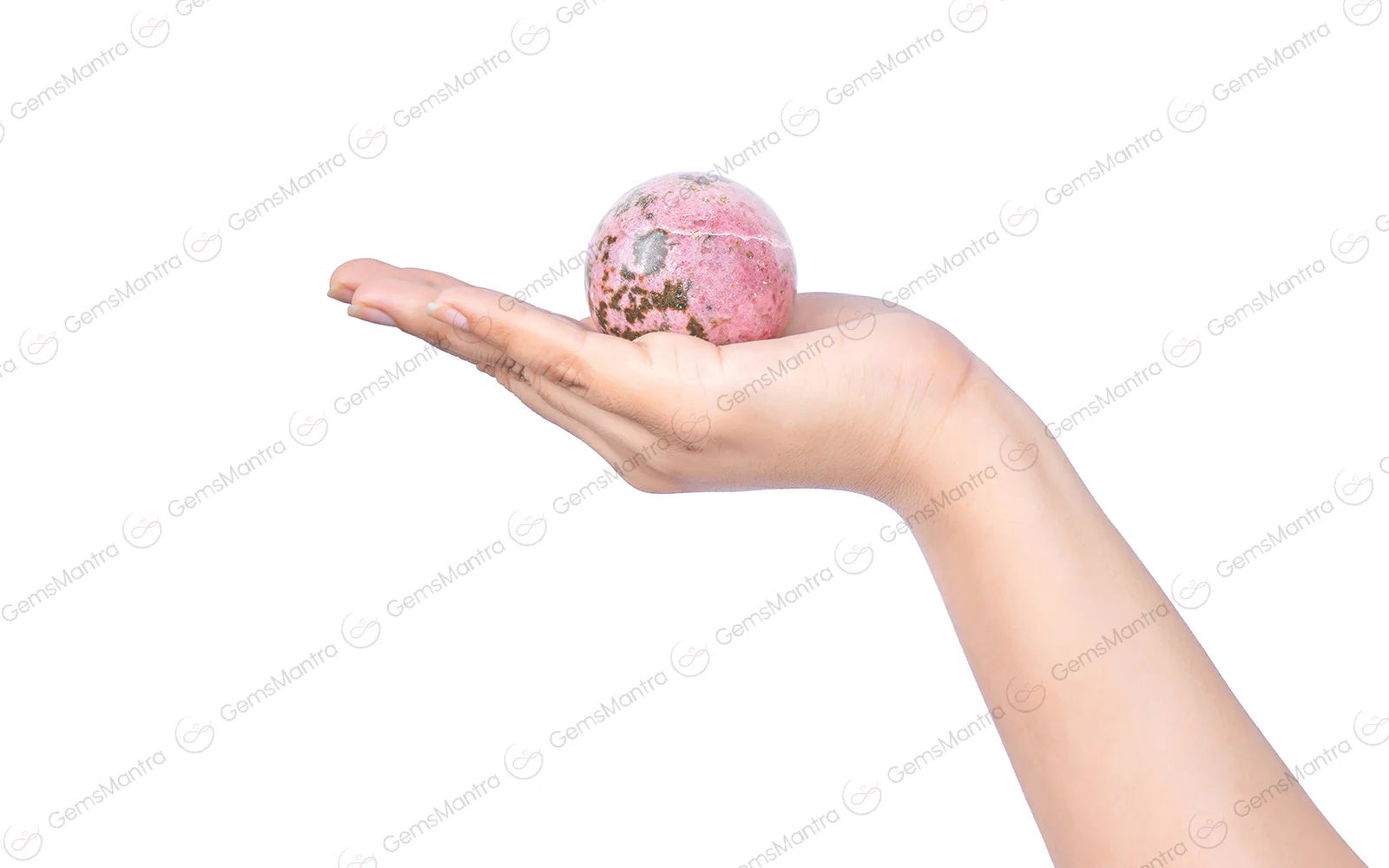 Rhodonite Sphere Ball - Image 2