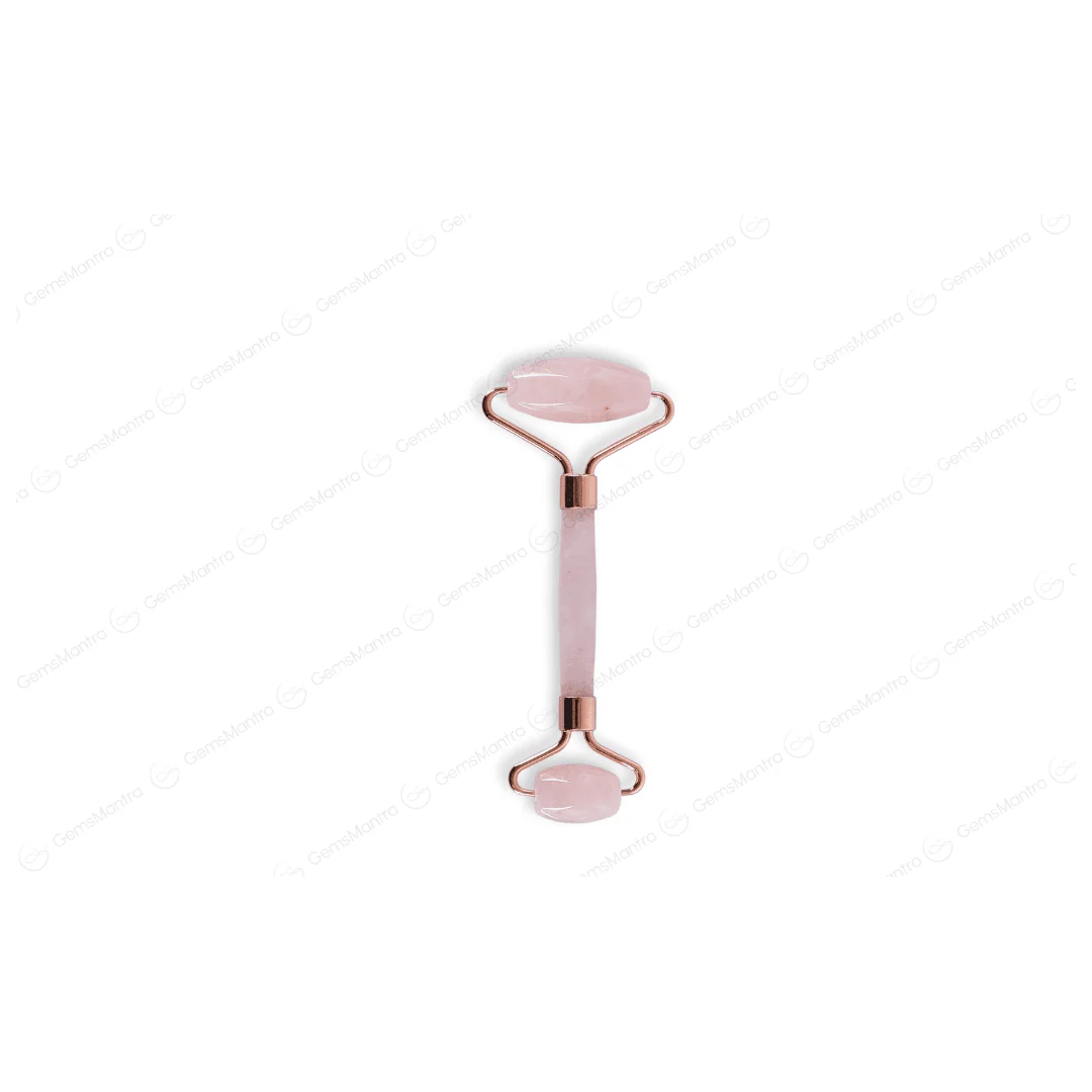 Rose Quartz Face Massage Roller - Image 4