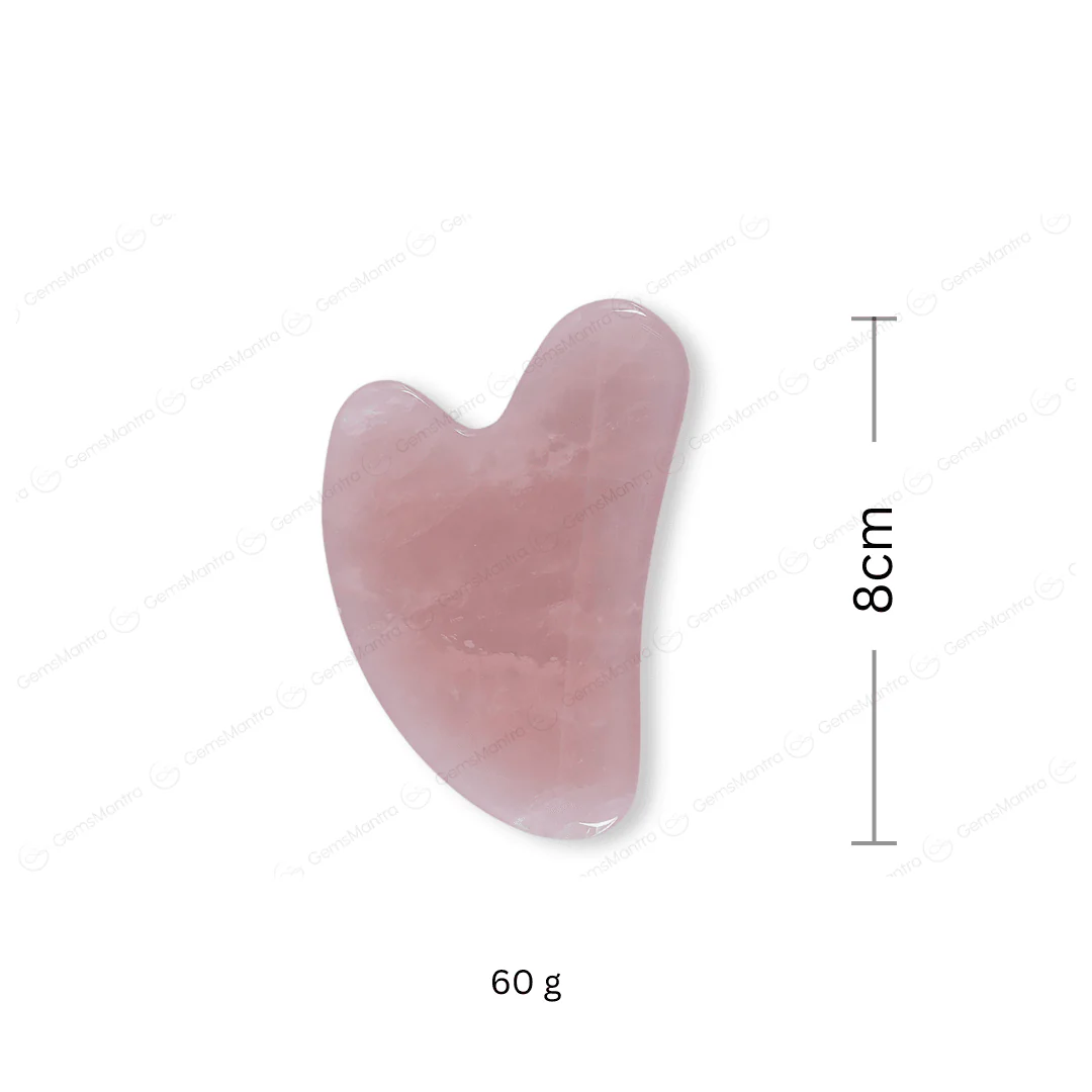 Rose Quartz Guasha Stone - Image 3