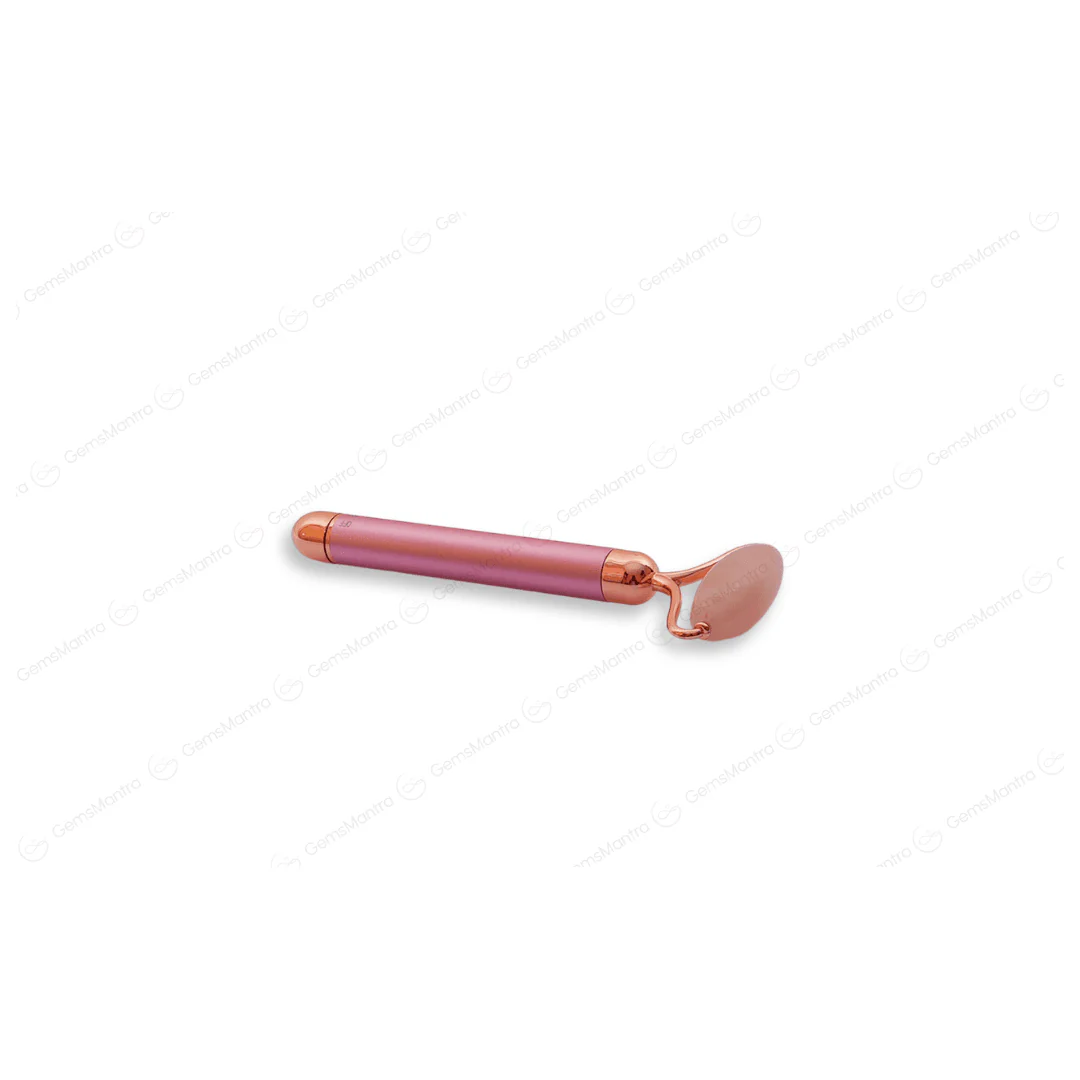 Rose Quartz Vibrating Face Massage Roller - Image 5