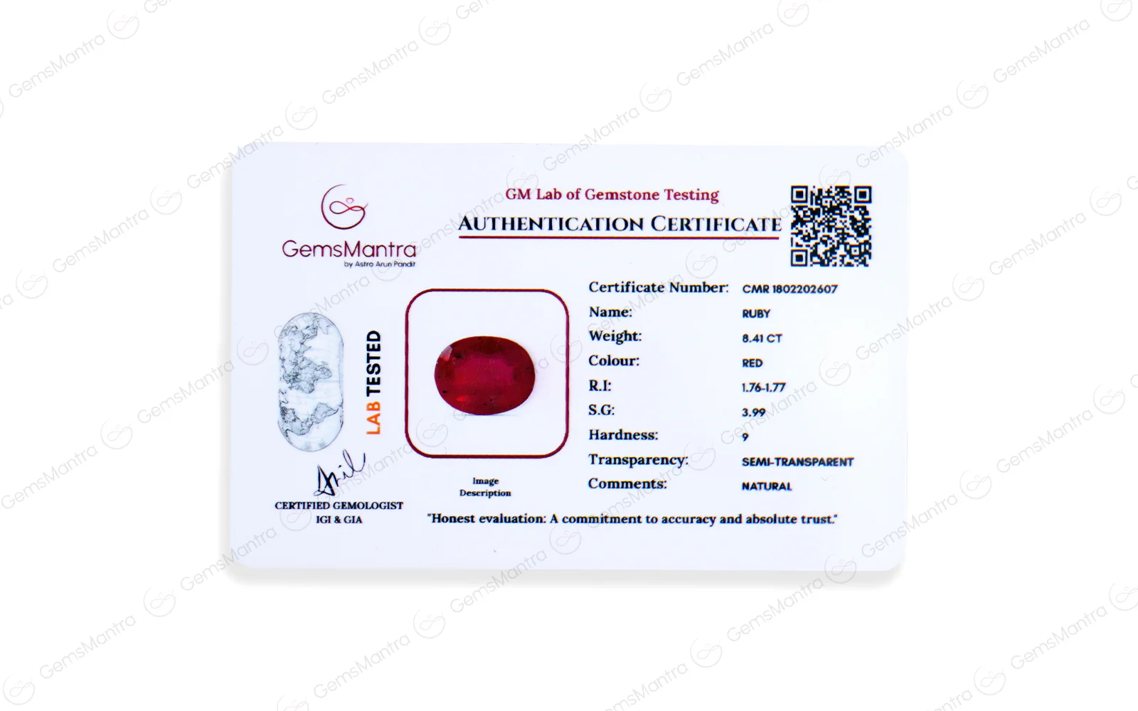 Ruby - 8.41 Carats - Image 4