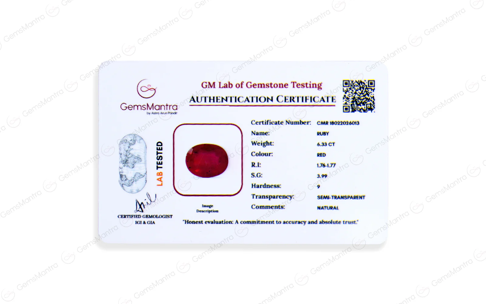 Ruby - 6.33 Carats - Image 4
