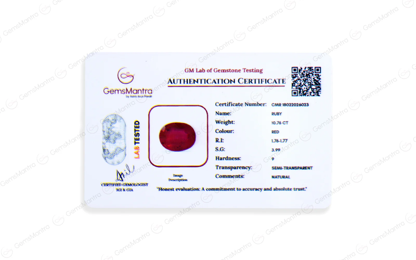 Ruby - 10.76 Carats - Image 4