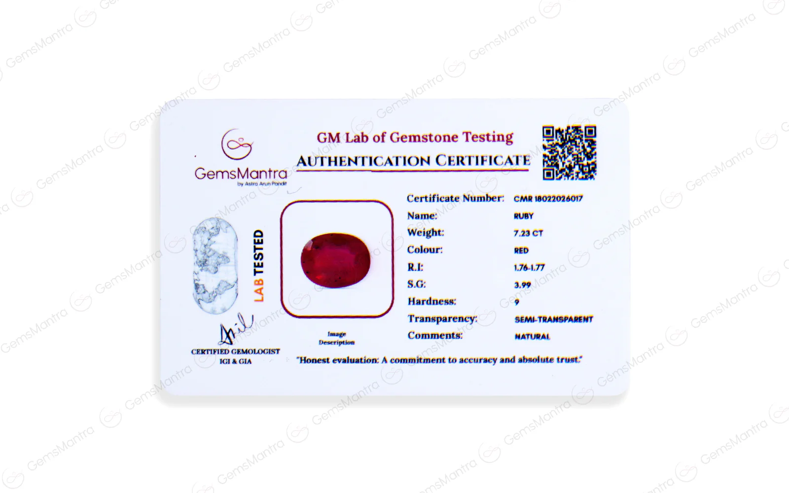 Ruby - 7.23 Carats - Image 4
