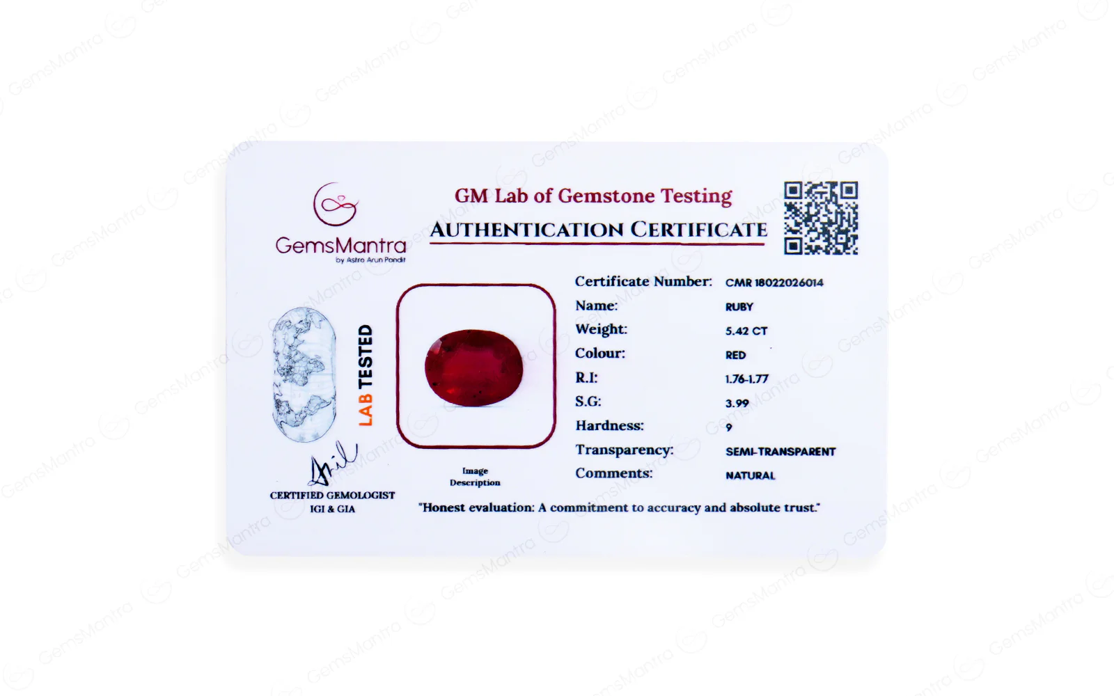 Ruby - 5.42 Carats - Image 4