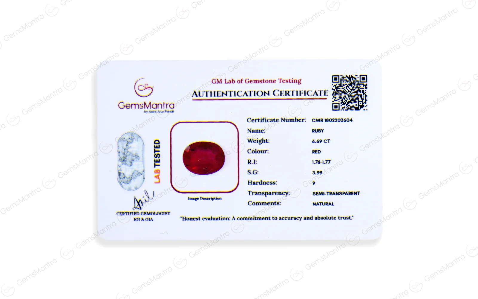 Ruby - 6.69 Carats - Image 4