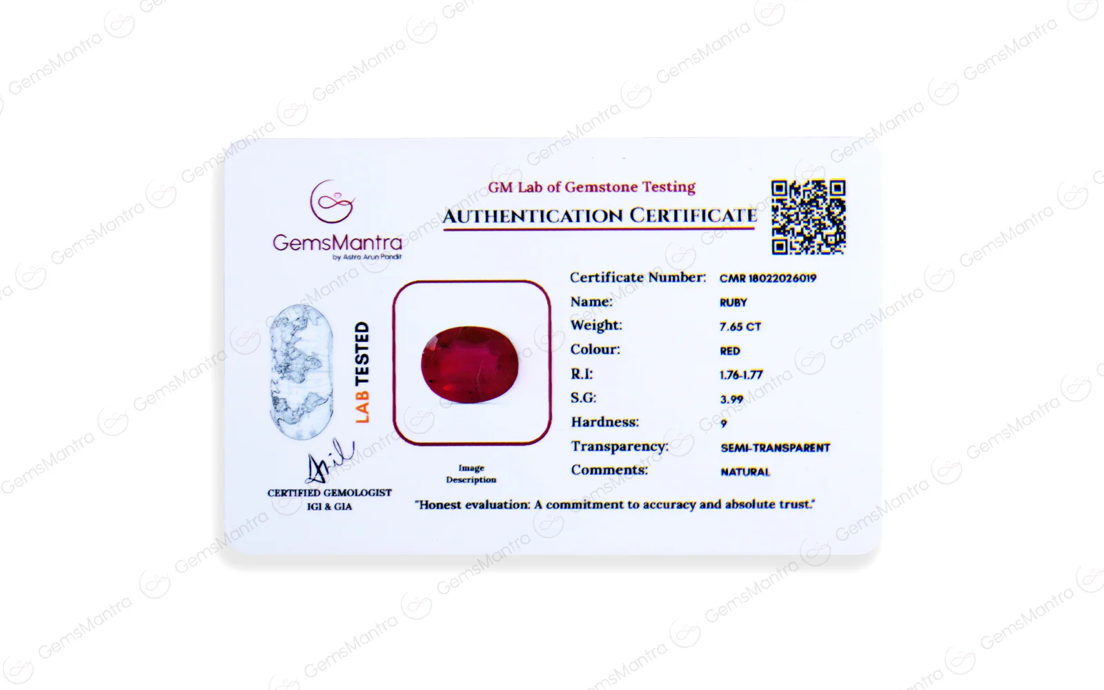 Ruby - 7.65 Carats - Image 4
