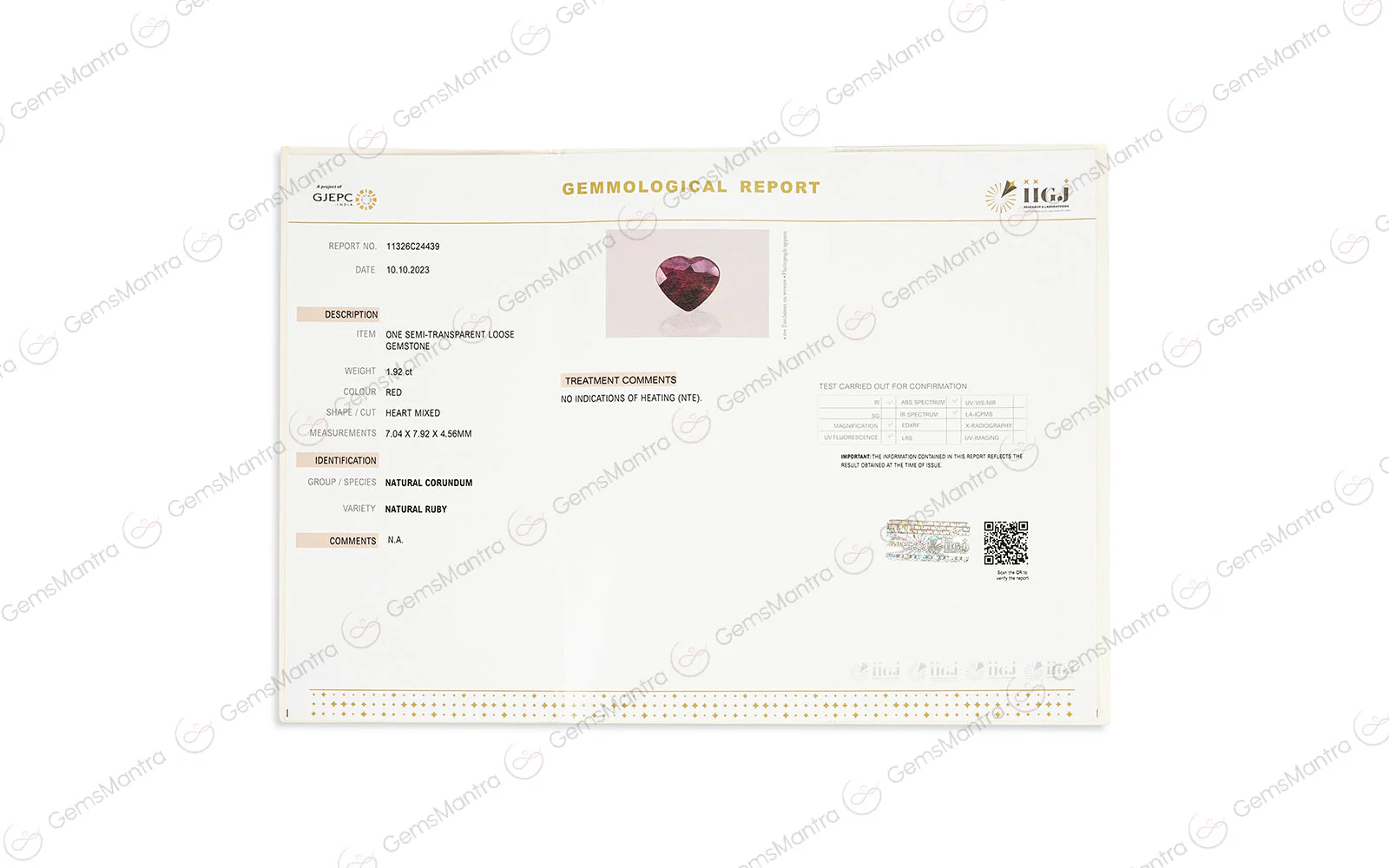 Ruby - 1.92 Carats - Image 3