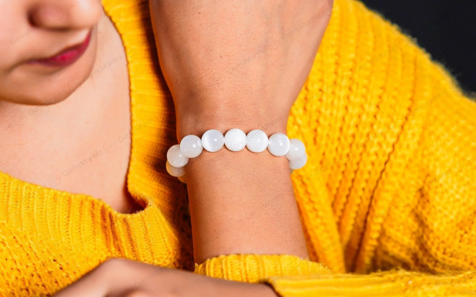 Original Selenite Bracelet with Certificate - Image 3