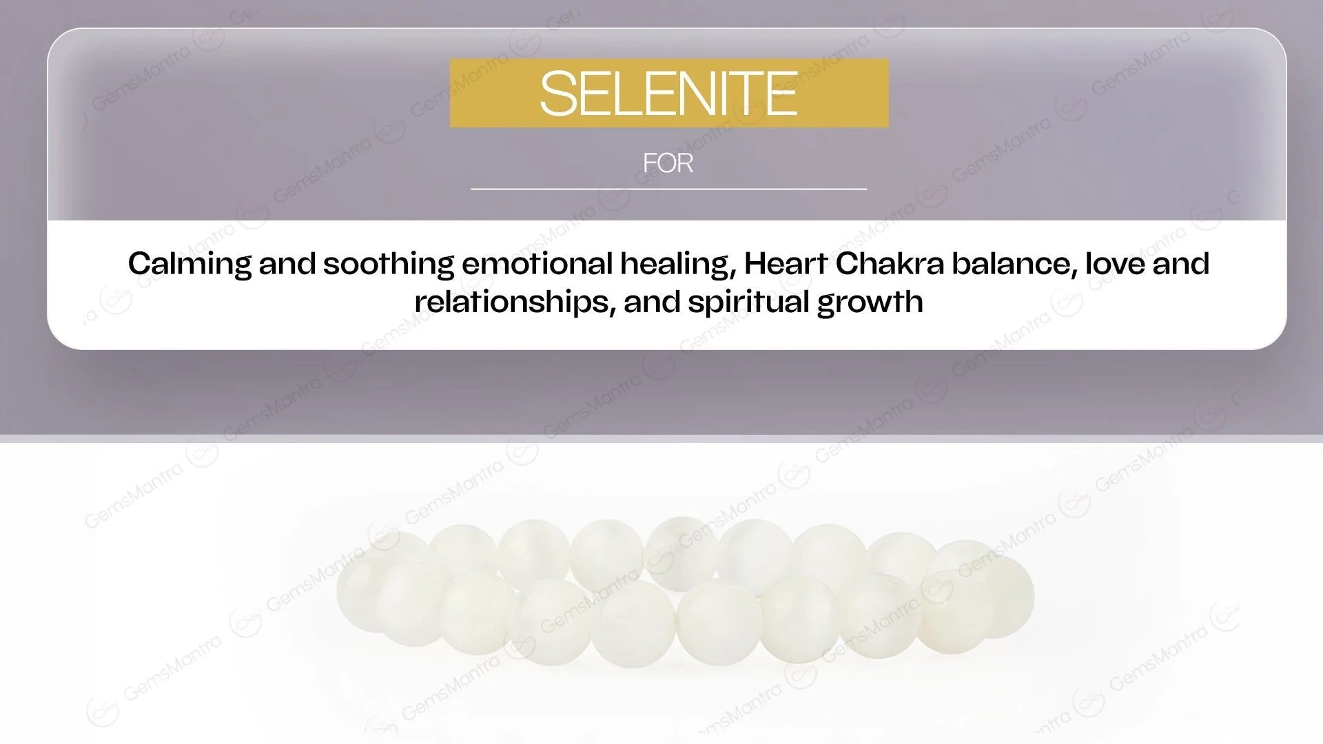 Original Selenite Bracelet with Certificate - Image 5
