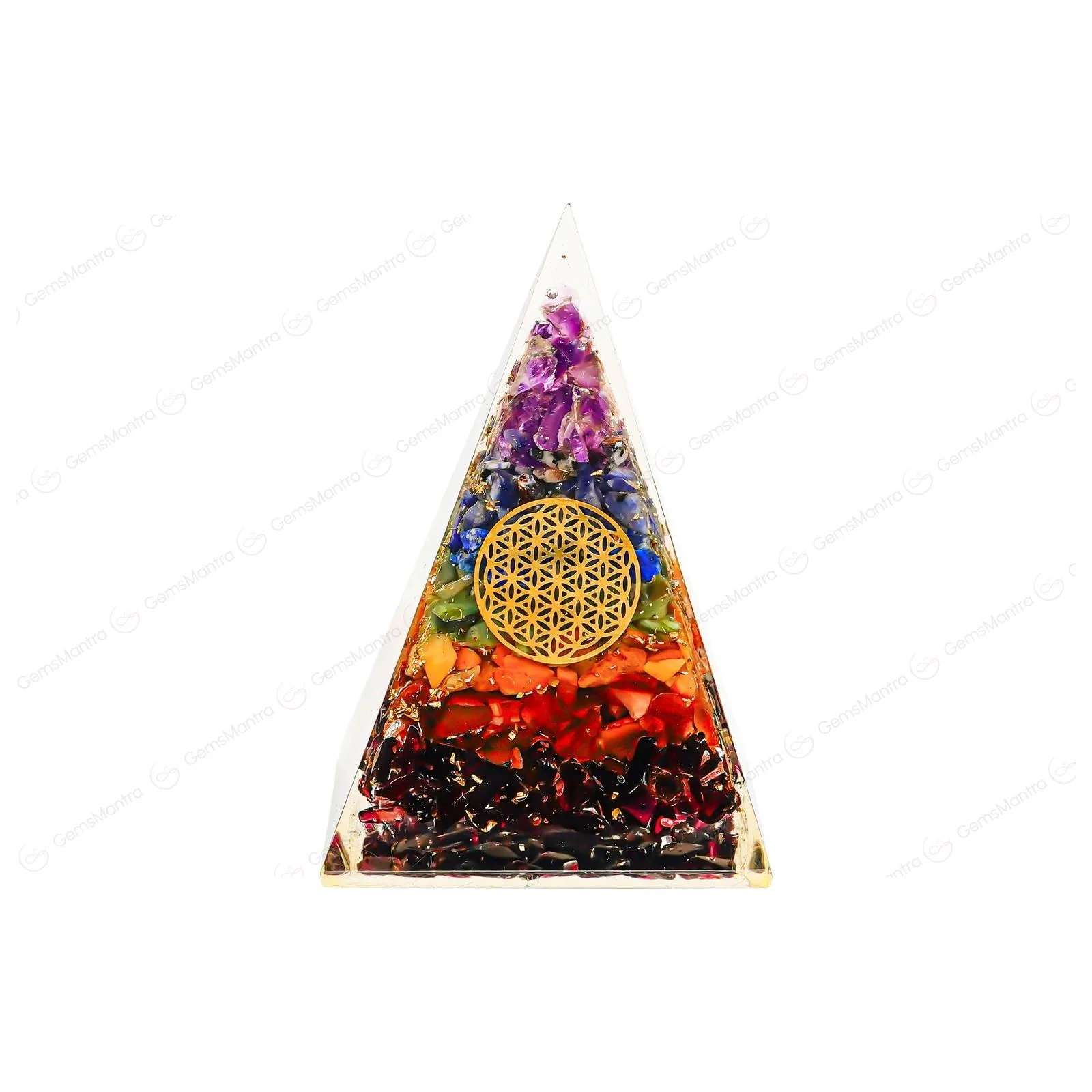 Seven Chakra Chips Nubian Pyramid - Image 2