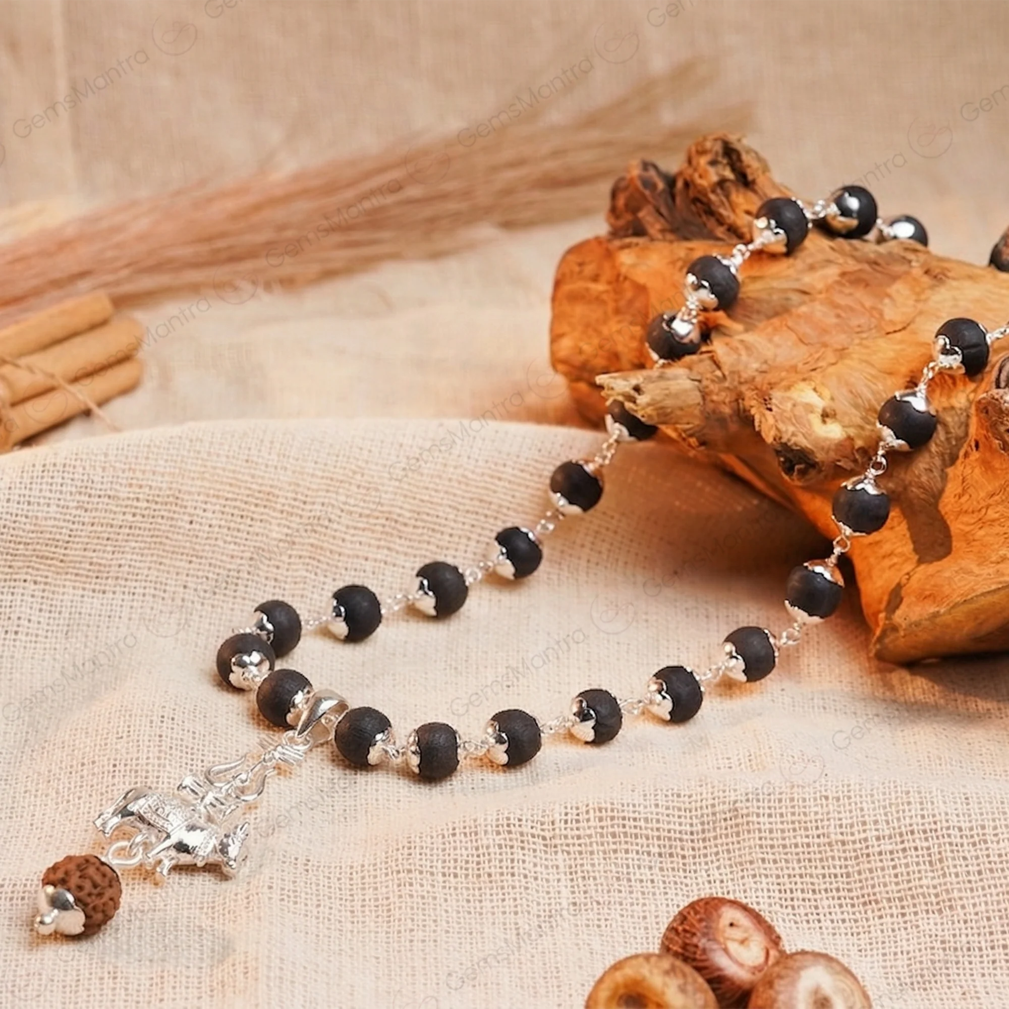 Shiv Nandi Protection Mala (Karungali) - Image 3