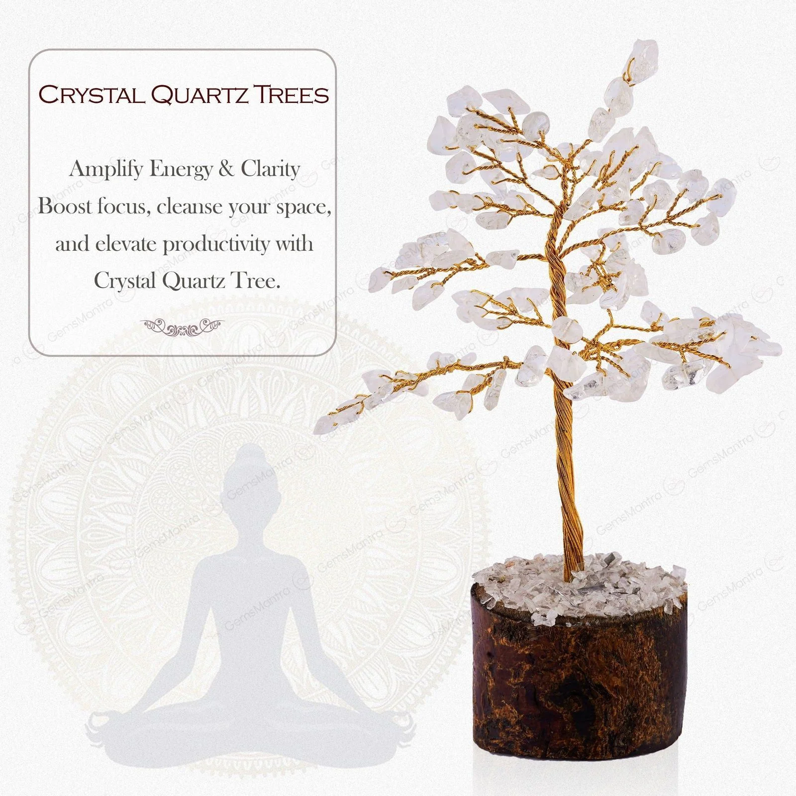 Small Crystal Quartz Tree - Image 3
