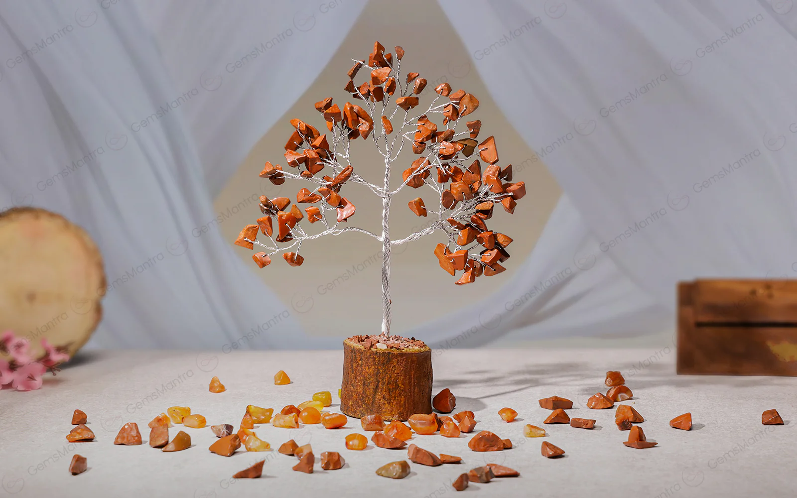 Small Red Jasper Crystal Tree - Image 4