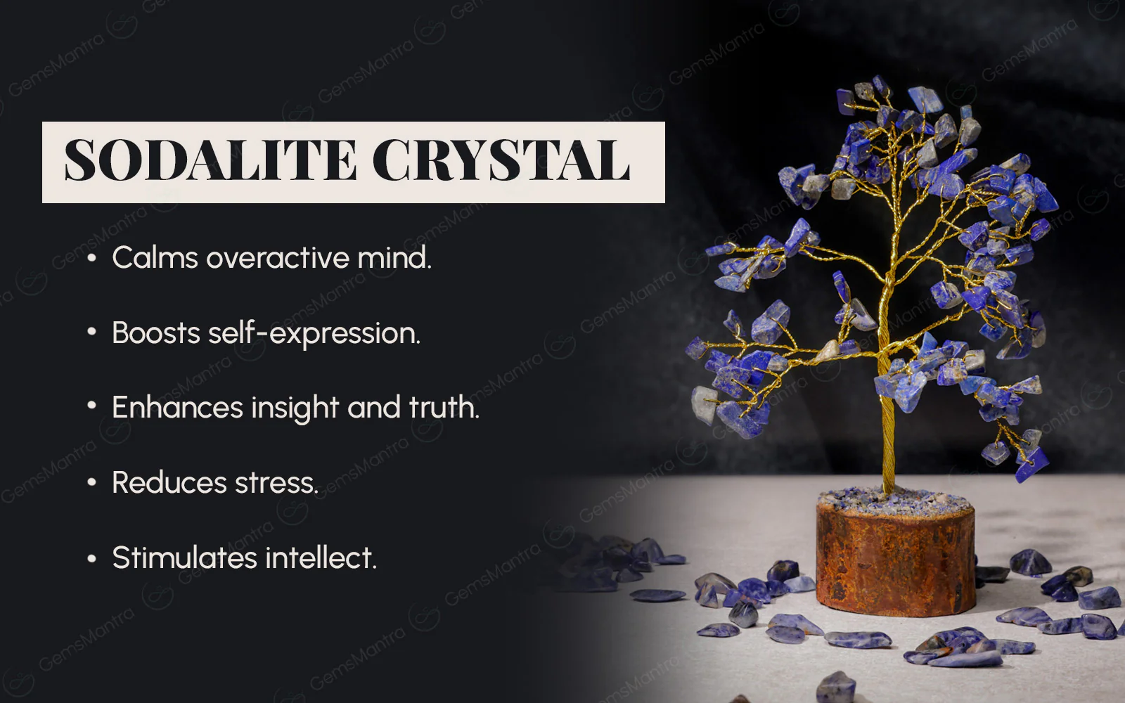 Small Sodalite Crystal Tree - Image 3