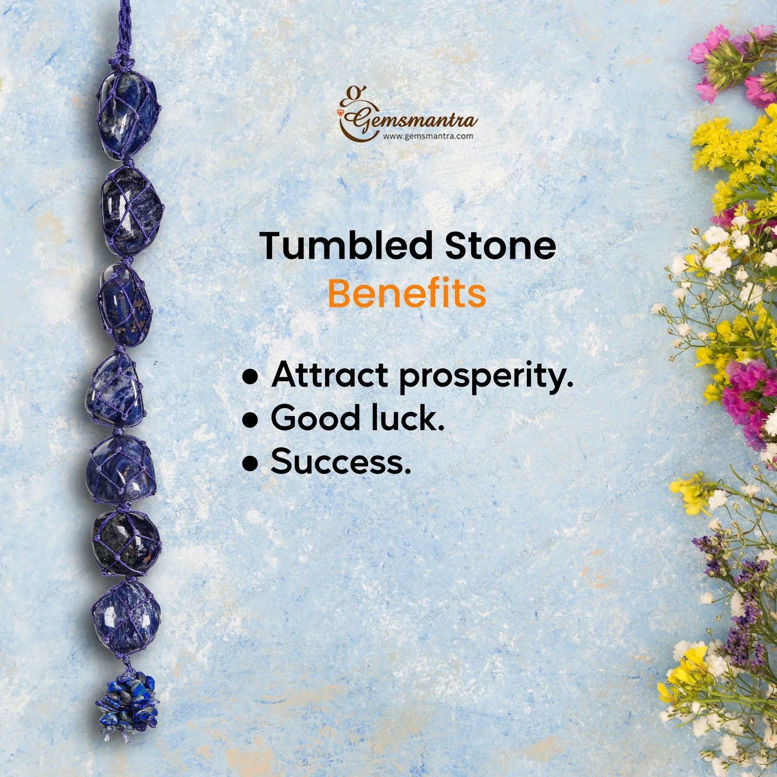 Sodalite Tumbled Hanging - Image 4