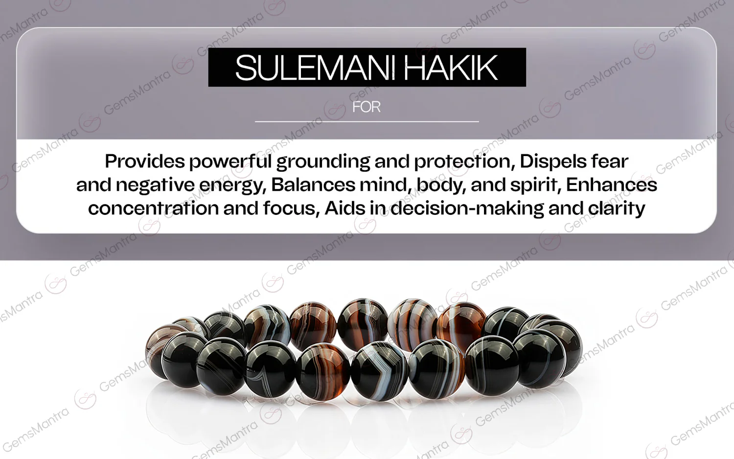 Original Sulemani Hakik Bracelet with Certificate - Image 4