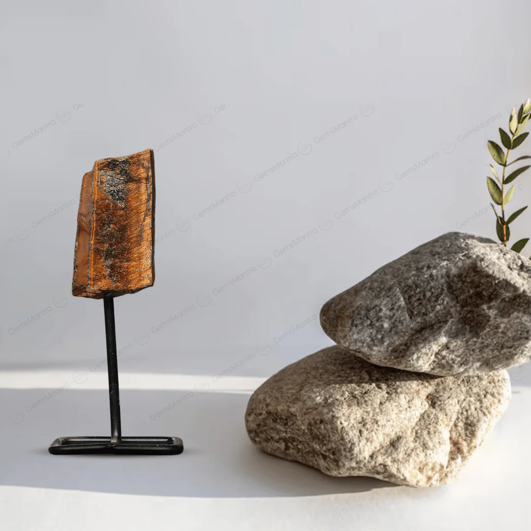 Tiger Eye Raw Stone Stand - Image 2