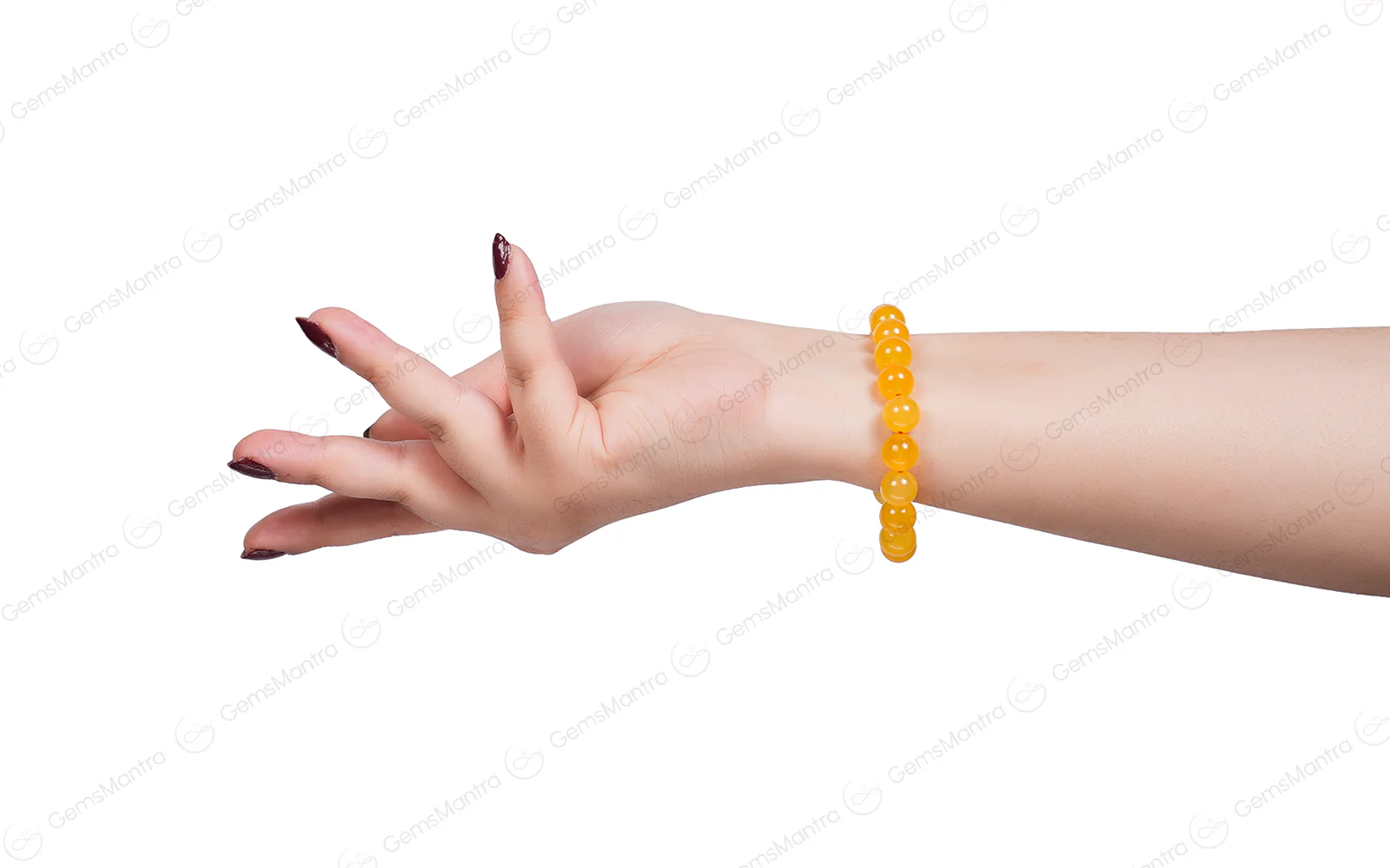 Original Yellow Jade Bracelet with Certificate - Image 2