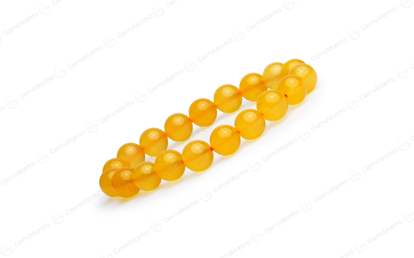 Original Yellow Jade Bracelet with Certificate - Image 3